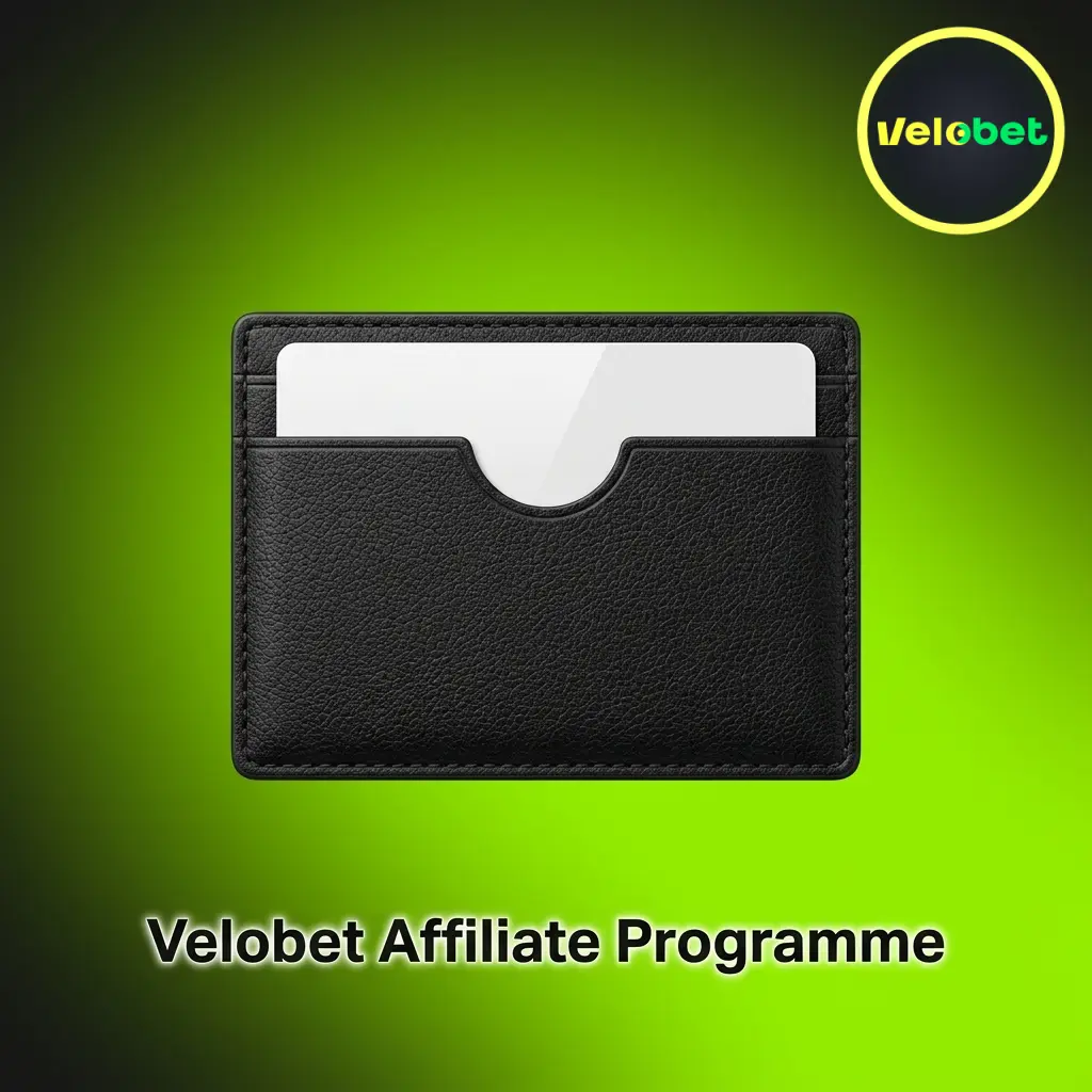 Velobet affiliate programme dashboard showing revenue share model, tracking tools, and commission structure for partners