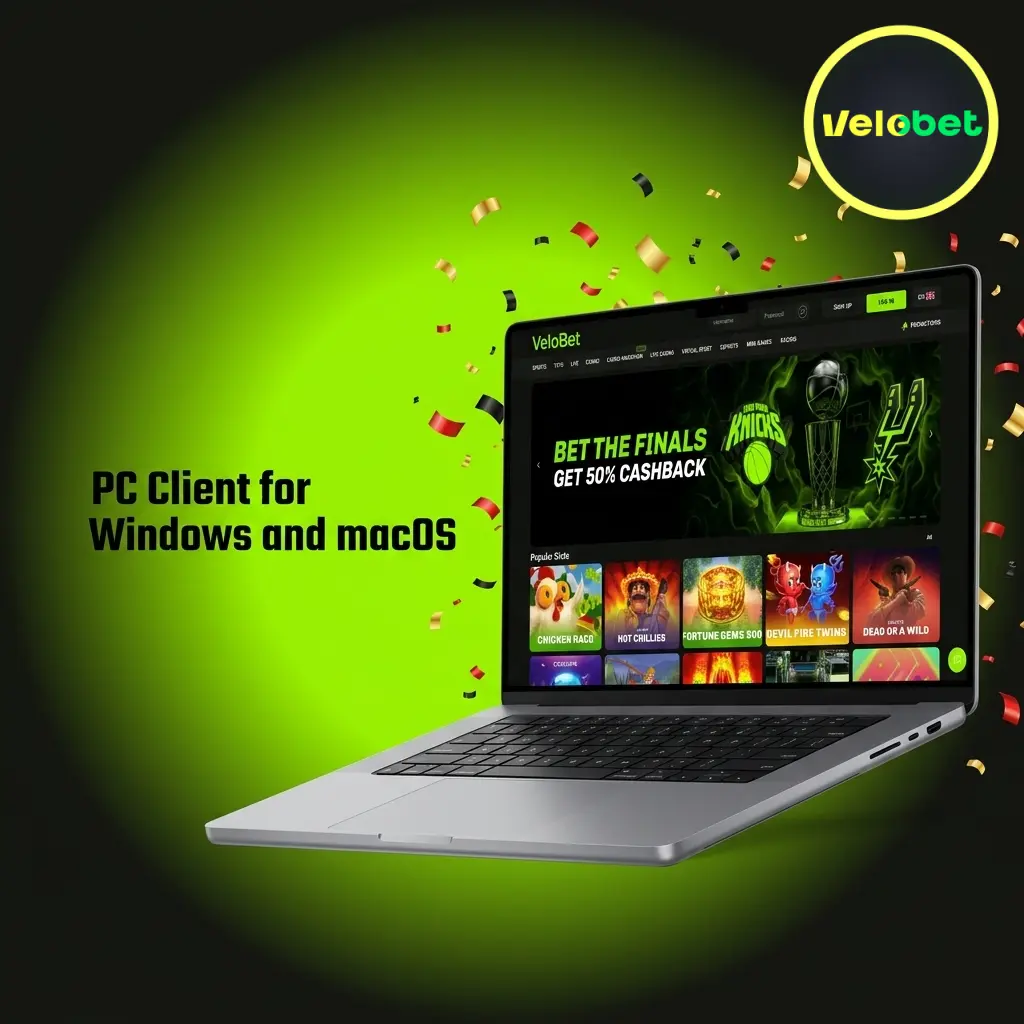 Velobet desktop access via browser on Windows and macOS, no download required, compatible with Chrome Firefox Safari Edge