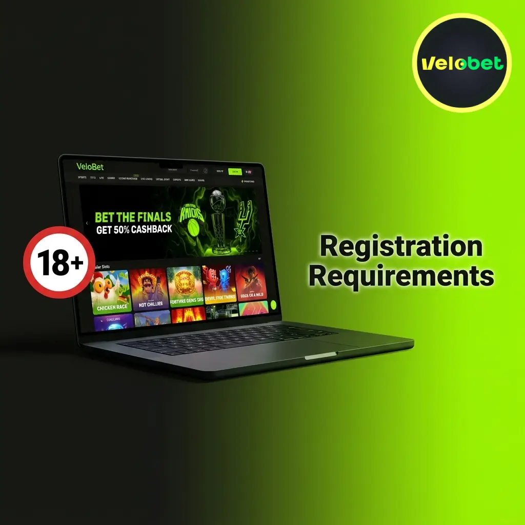 Velobet registration requirements checklist for UK players including age verification and account eligibility criteria